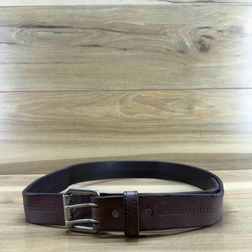 Hawx Mens Belt Size 38 Brown Leather Mens Work Casual Everyday